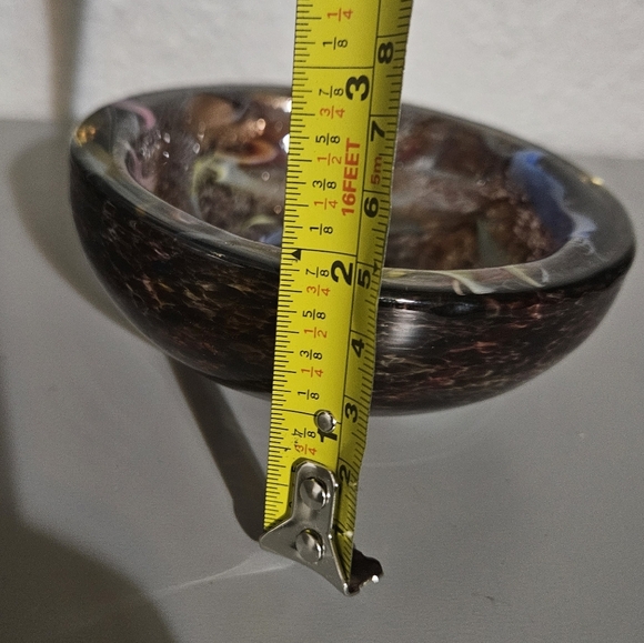 Murano Art Glass Bowl AVEM Zanfirico Bizantino Tutti Frutti Mid Century Glass - Picture 7 of 7